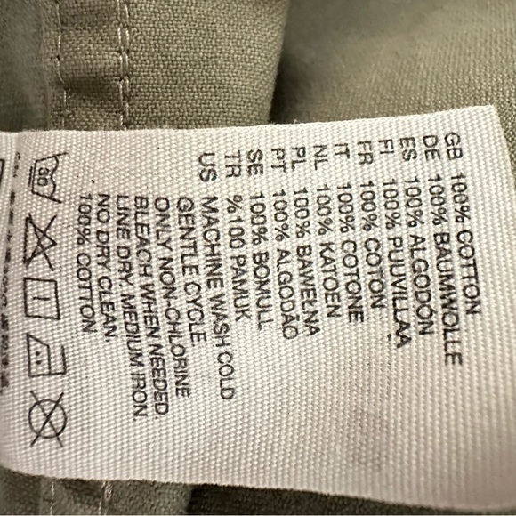 & Other Stories oversized military camo jacket Sz 6 - Picture 11 of 13